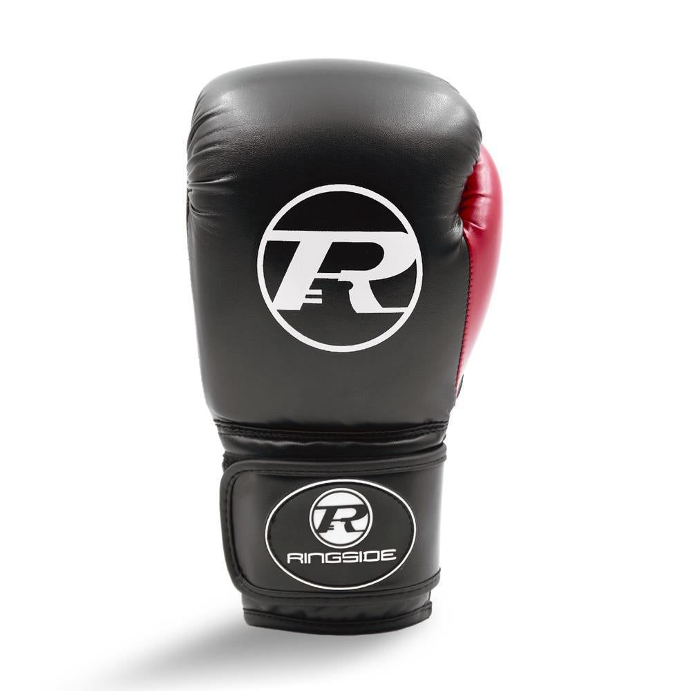 Ringside Junior PU Boxing Gloves Black Fight Equipment UK FEUK