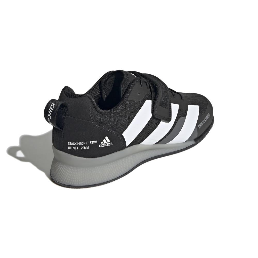 Adidas Adipower 3 Weightlifting Boots - Black/Grey-FEUK