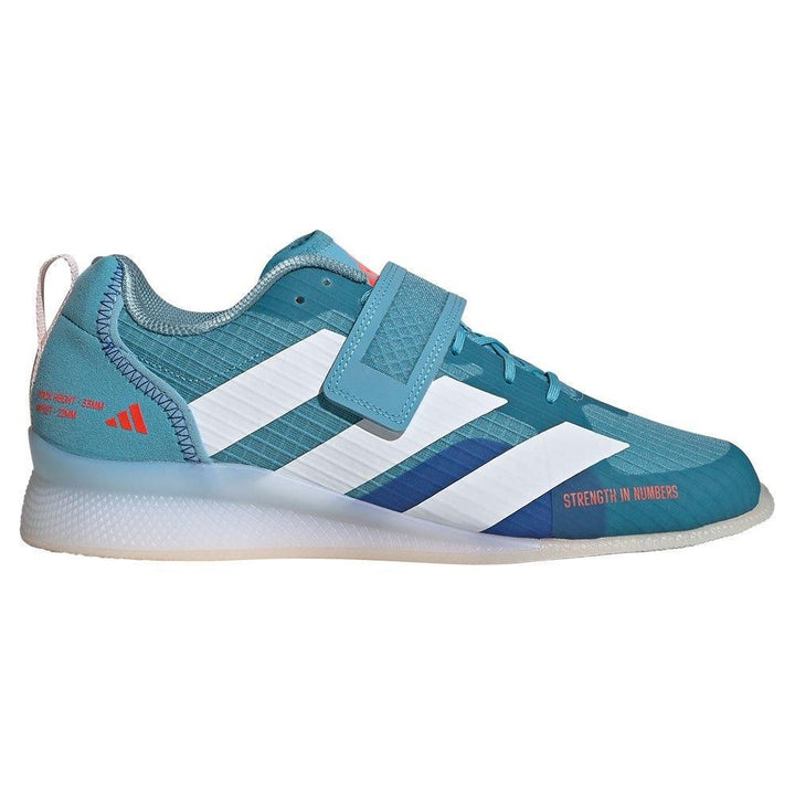 Adidas Adipower 3 Weightlifting Boots - Blue/White-FEUK