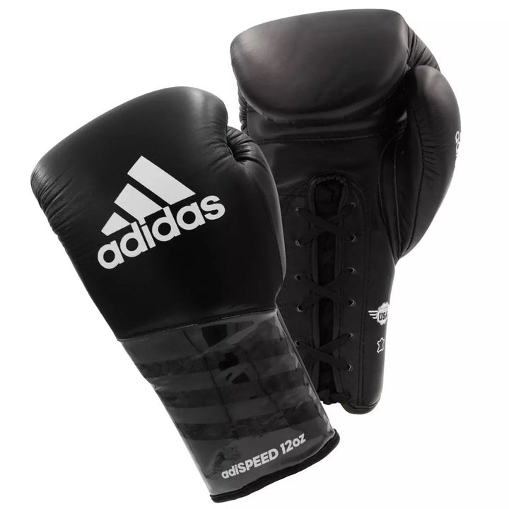 Adidas Adispeed Lace Boxing Gloves-Adidas