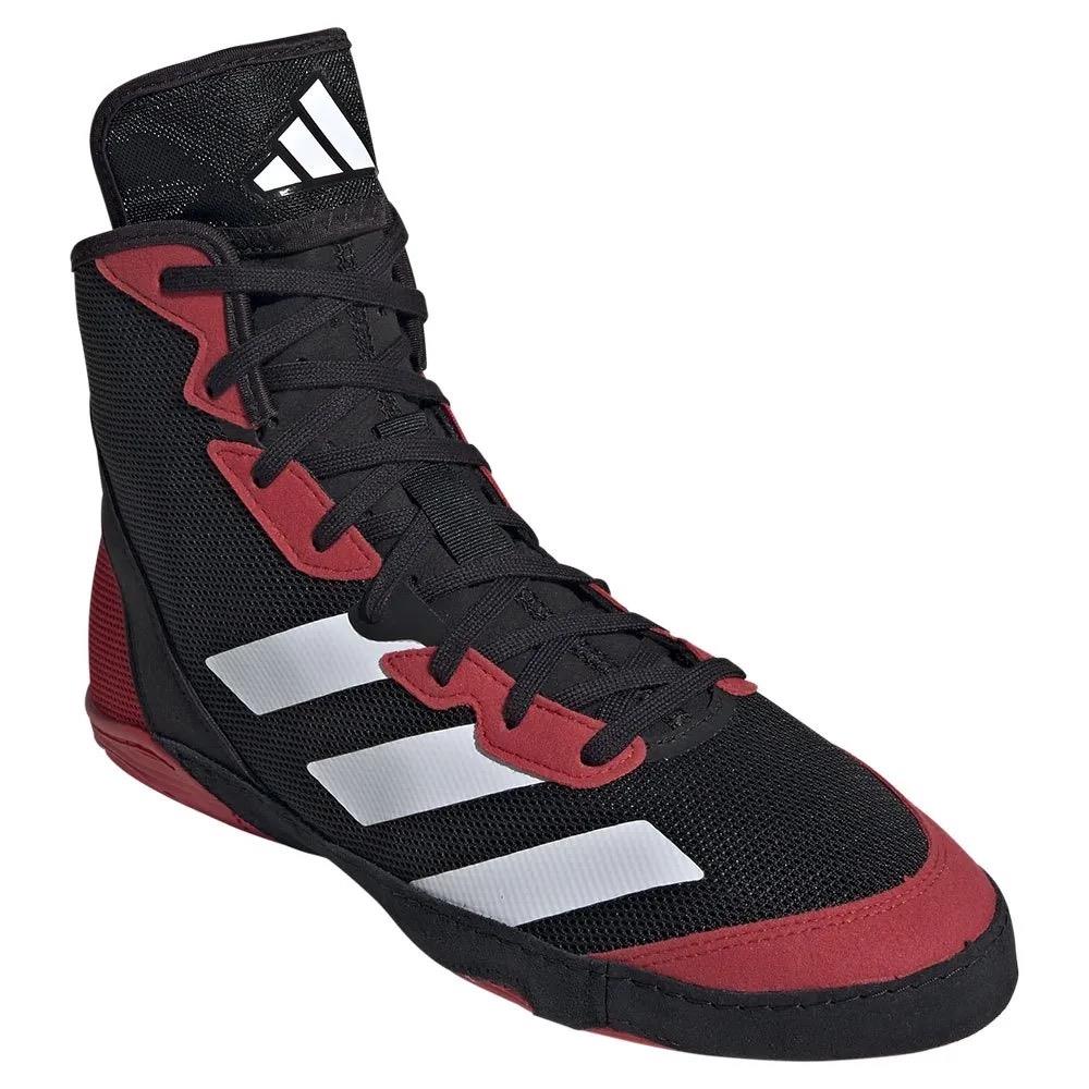 Adidas Adizero Wrestling Boots - Black/Red-Adidas