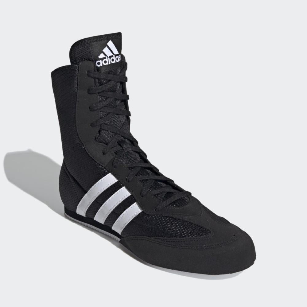 Adidas Box Hog 2.0 Boxing Boots - Black/White-FEUK