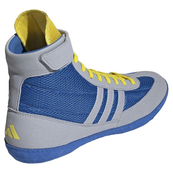 Adidas Combat Speed 4 Wrestling Boots - Blue/Grey-Adidas