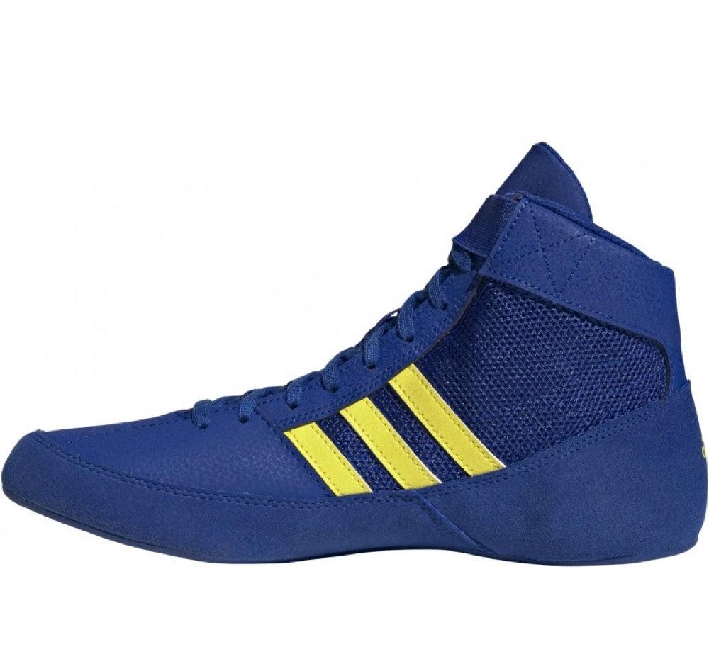 Adidas Havoc Adult Wrestling Boots - Blue-FEUK