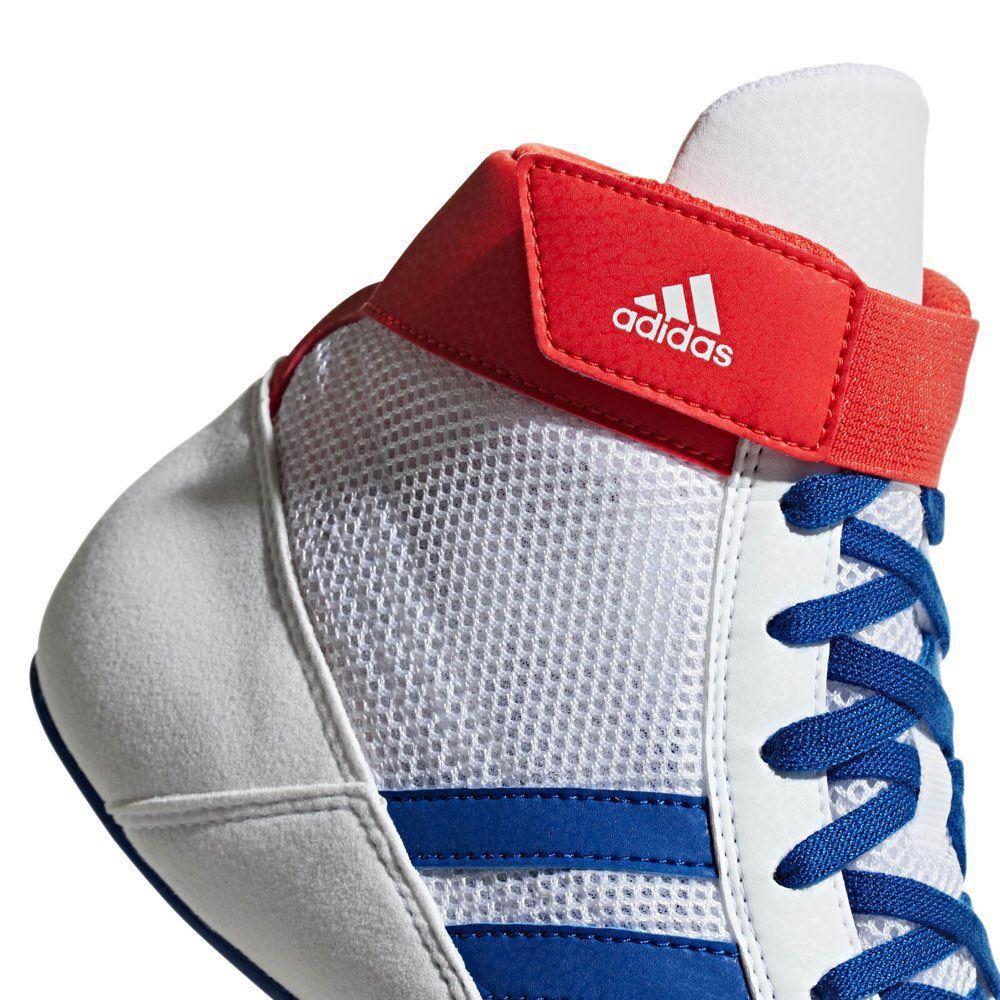 Adidas Havoc Adult Wrestling Boots - White-FEUK