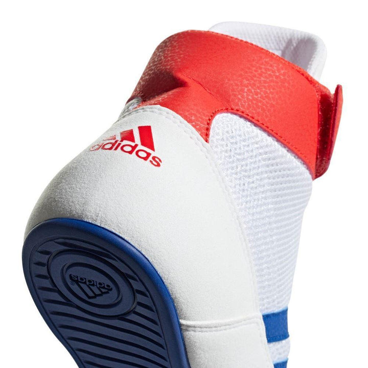 Adidas Havoc Adult Wrestling Boots - White-FEUK