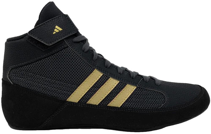 Adidas Havoc Kids Wrestling Boots - Black/Gold-Adidas