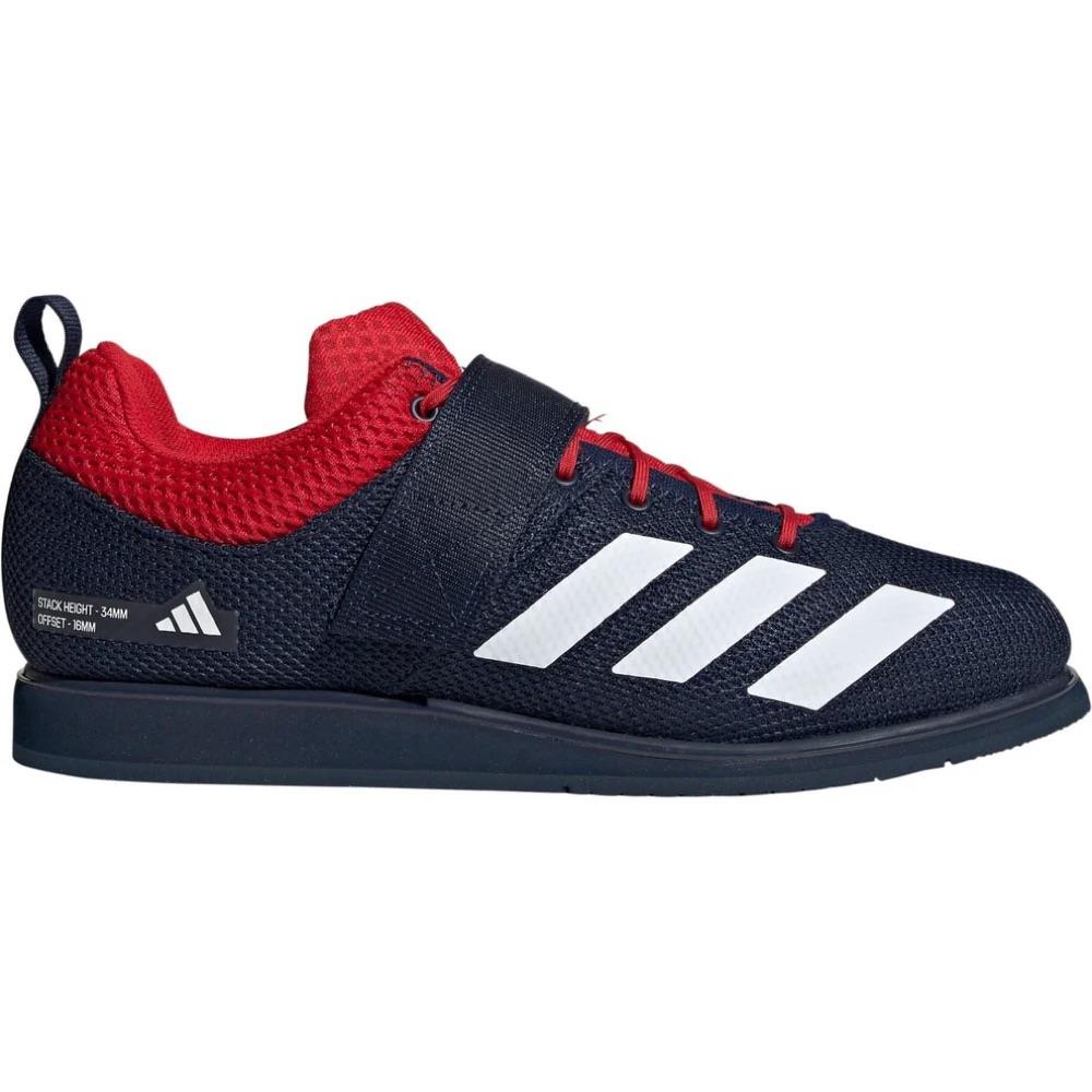 Adidas Powerlift 5 Weightlifting Boots - Red/Navy - 9UK-Adidas