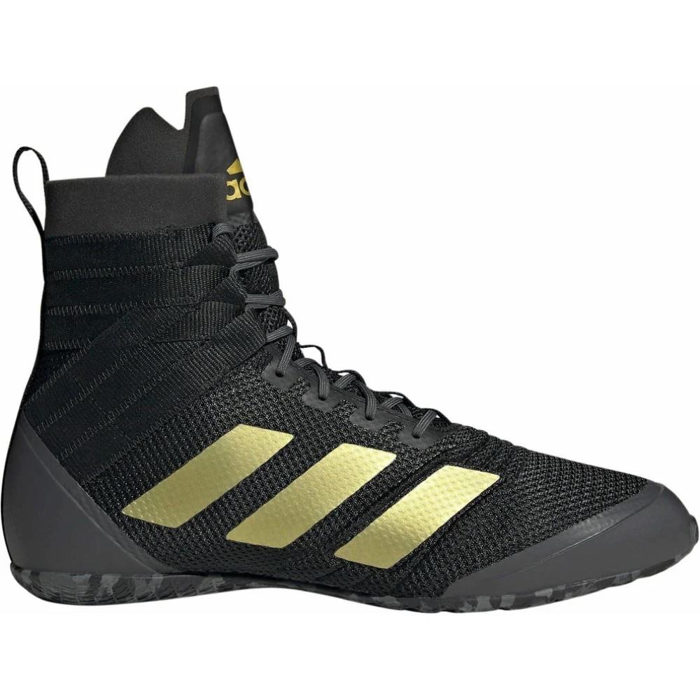 Adidas Speedex 18 Boxing Boots - Black/Gold - 7UK-Adidas