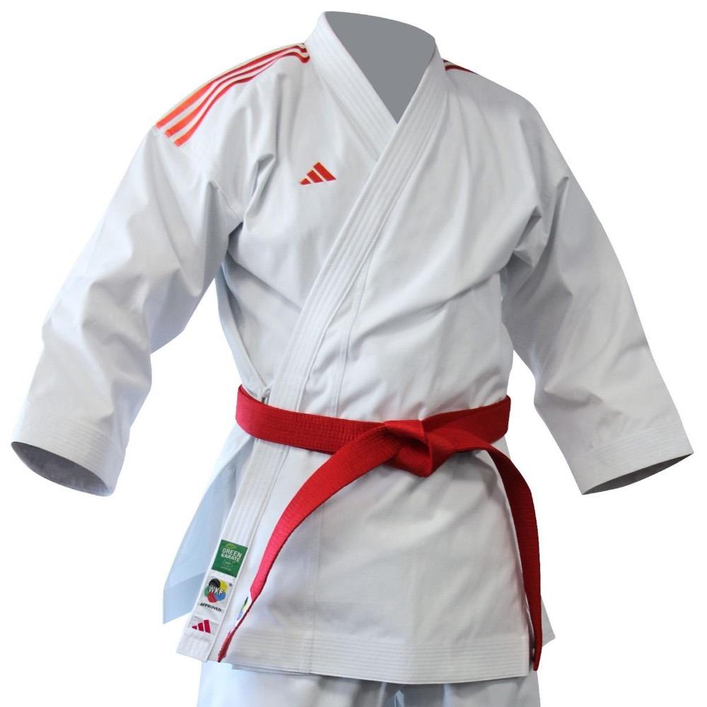 Adidas WKF Japanese Cut 14oz Coloured Karate Uniform-Adidas