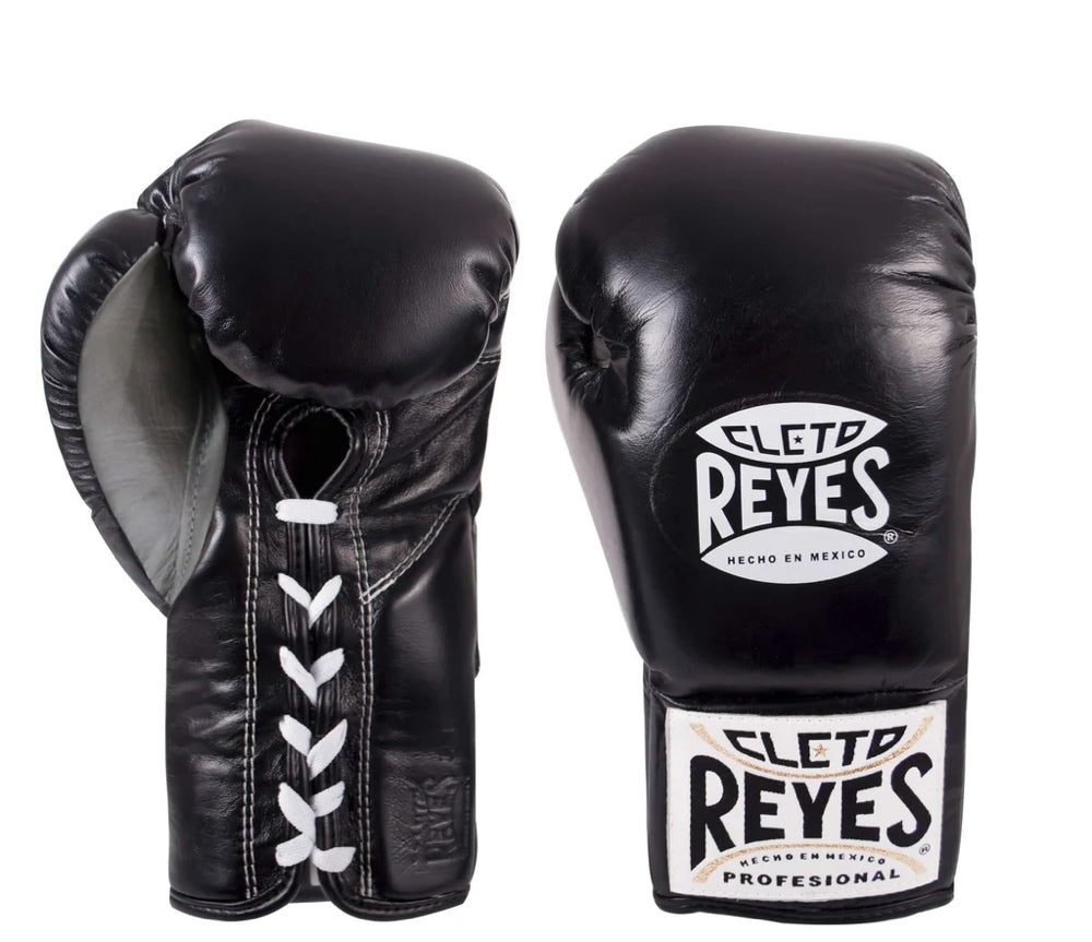 Cleto Reyes Safetec Boxing Gloves - Black-Cleto Reyes