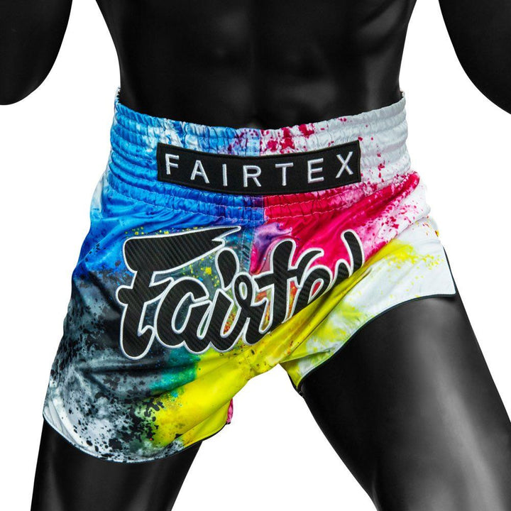 Fairtex Acid Jazz Muay Thai Shorts - White-Fairtex