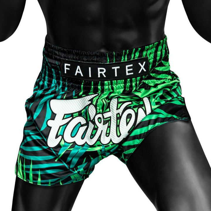 Fairtex Deep Forest Muay Thai Shorts - Green-Fairtex