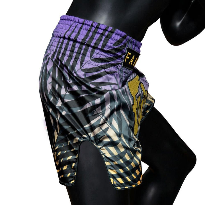 Fairtex Deep Forest Muay Thai Shorts - Purple-Fairtex