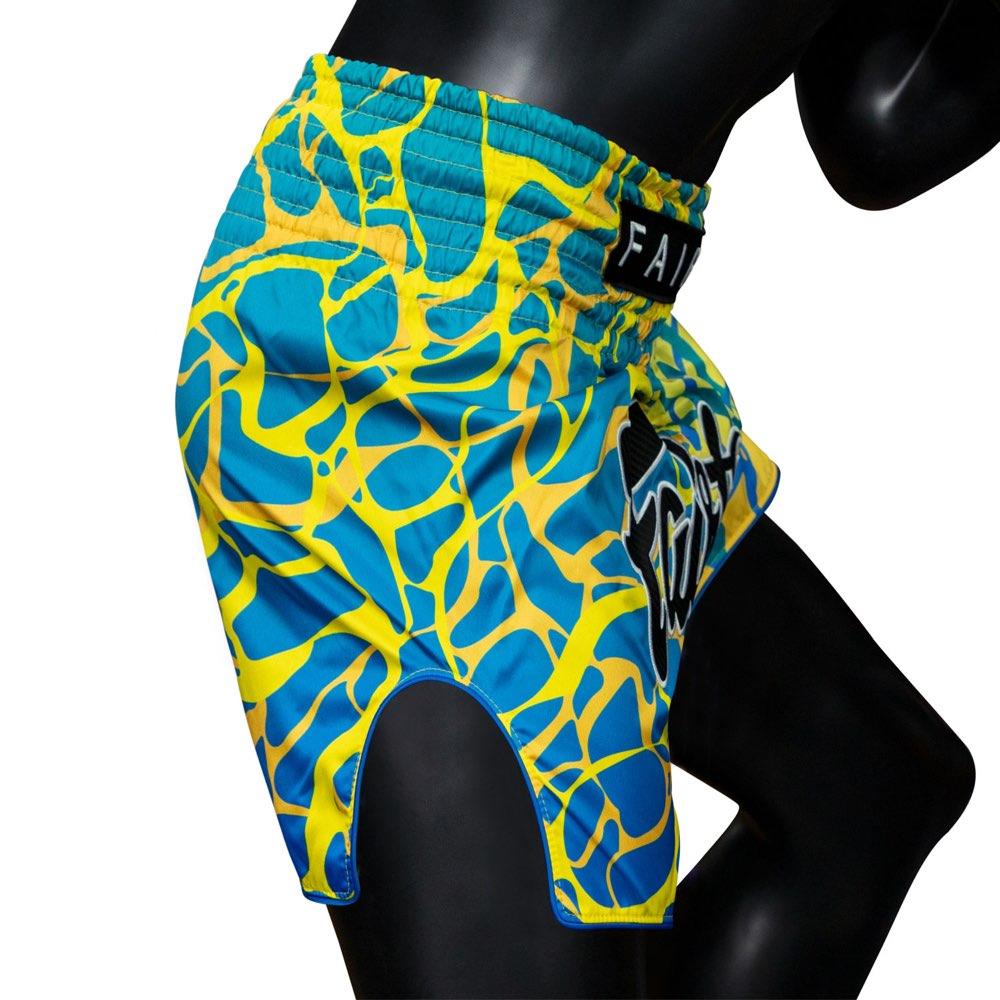 Fairtex Magma Muay Thai Shorts - Green-Fairtex