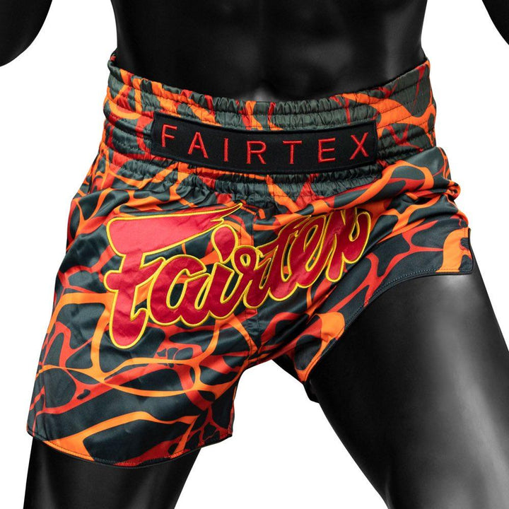 Fairtex Magma Muay Thai Shorts - Red-Fairtex