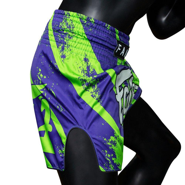 Fairtex Street King Muay Thai Shorts - Green-Fairtex