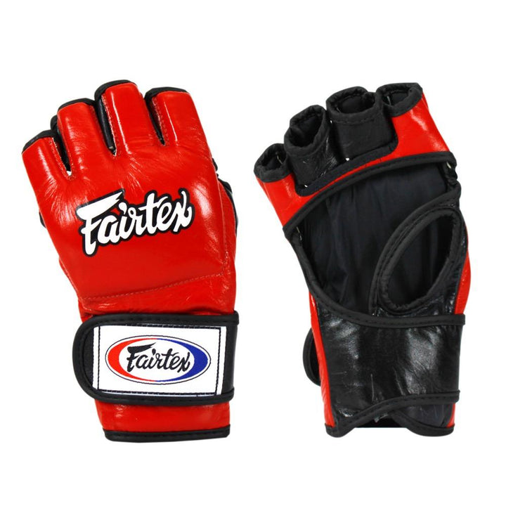 Fairtex Ultimate MMA Fight Gloves - Red-Fairtex