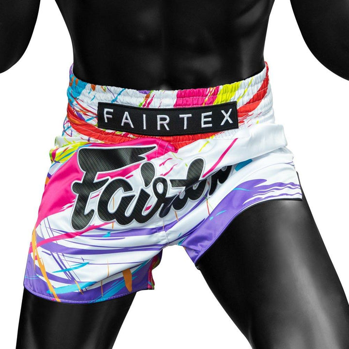 Fairtex World Music Muay Thai Shorts - White-Fairtex