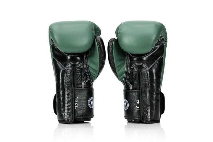 Fairtex x Booster Muay Thai Boxing Gloves - Green/Black-FEUK