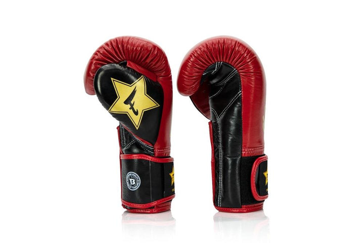 Fairtex X Booster Muay Thai Boxing Gloves - Red/Black-Fairtex