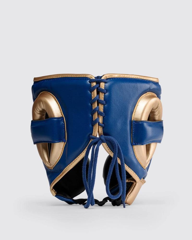 Fly Knight X Head Guard - Navy Blue/Gold-Fly