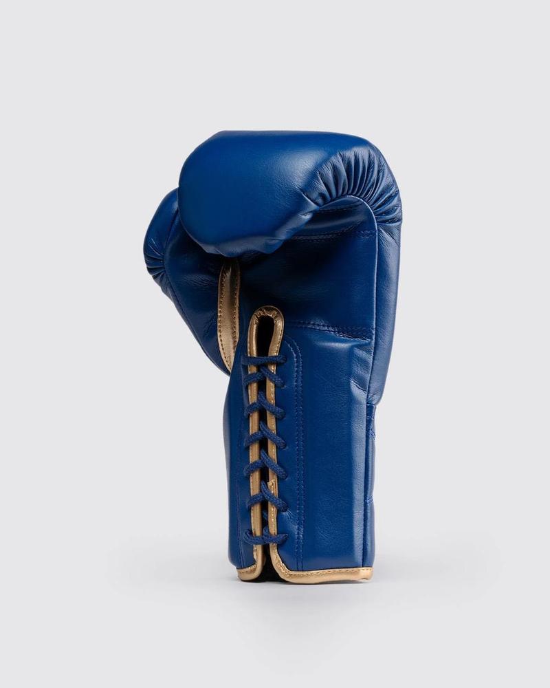 Fly Superlace X Boxing Gloves - Navy Blue/Gold-Fly