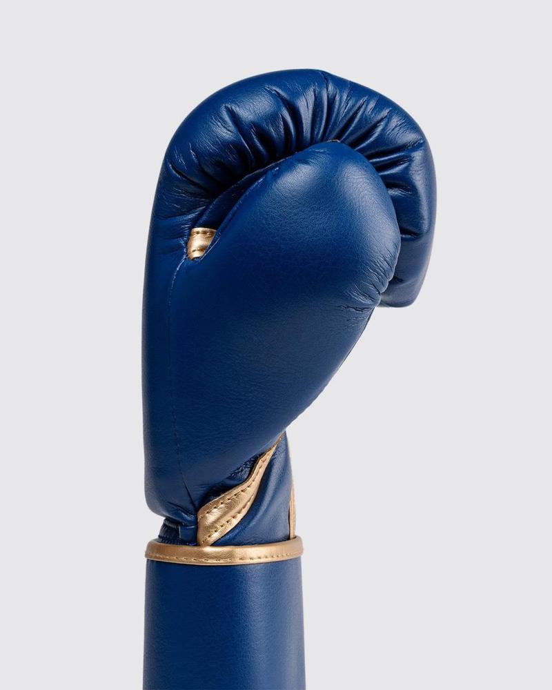 Fly Superloop X Boxing Gloves - Navy Blue/Gold-Fly