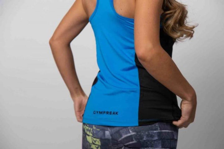 GymFreak Womens Vest - Blue-FEUK