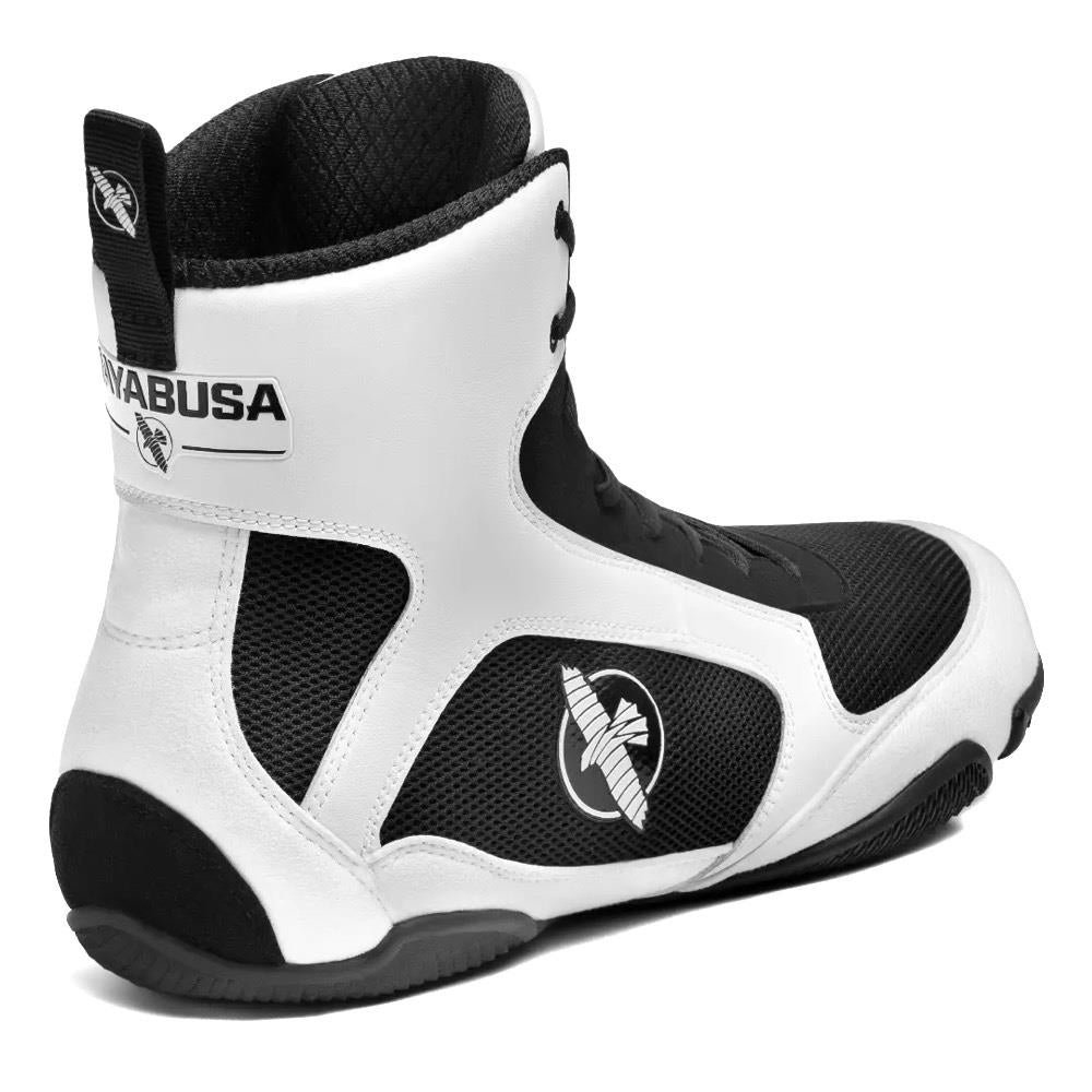 Hayabusa Pro Boxing Boots - White/Black-Hayabusa