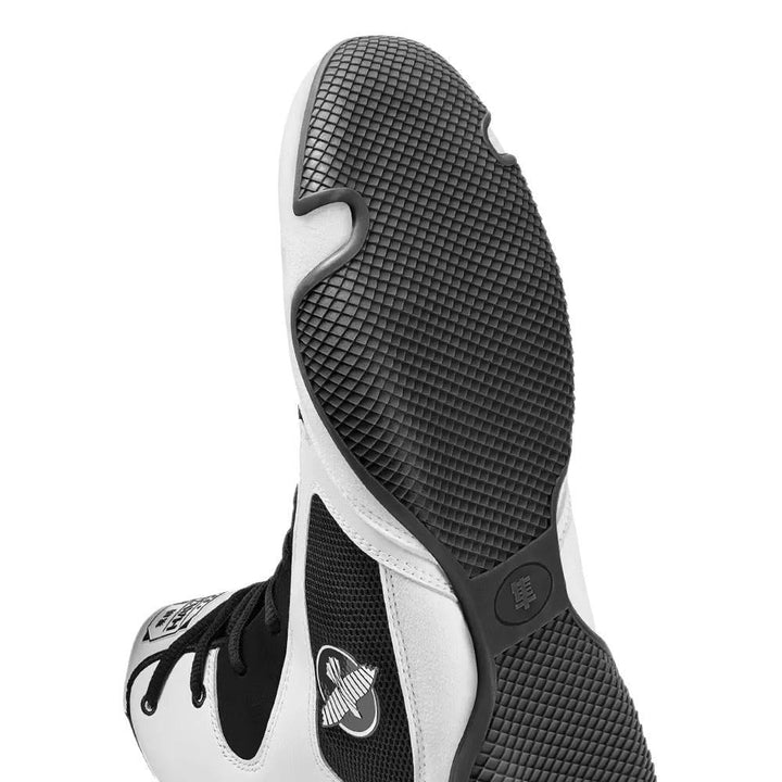 Hayabusa Pro Boxing Boots - White/Black-Hayabusa