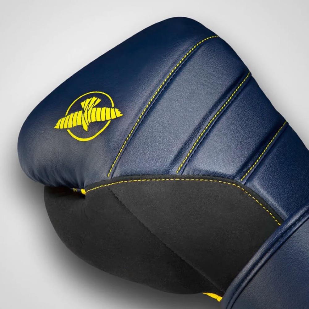 Hayabusa T3 Boxing Gloves - Navy Blue/Yellow-FEUK