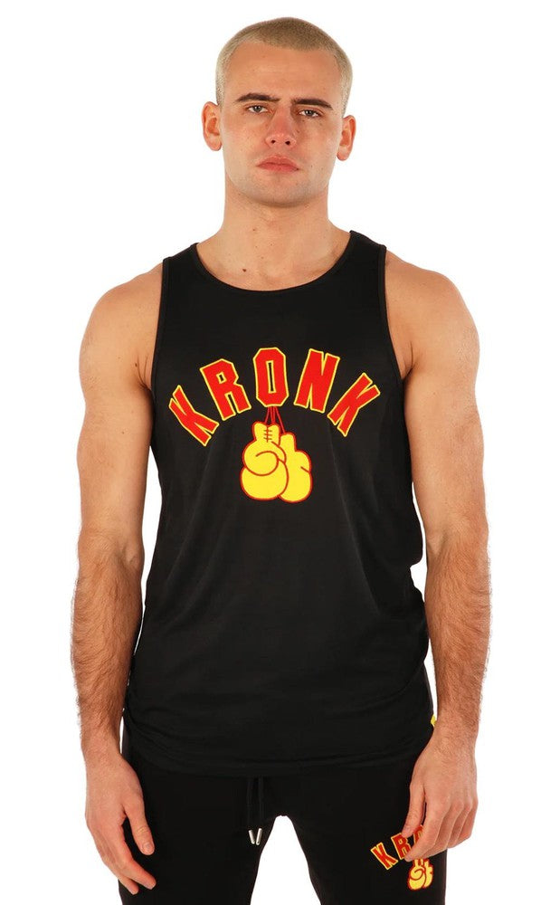 Kronk Gloves Applique Training Vest - Black-Kronk