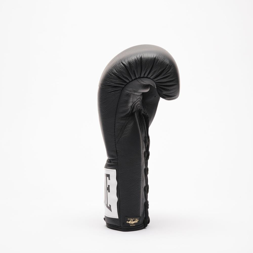 Leone Romeo Classico Lace Boxing Gloves - Black-Leone 1947