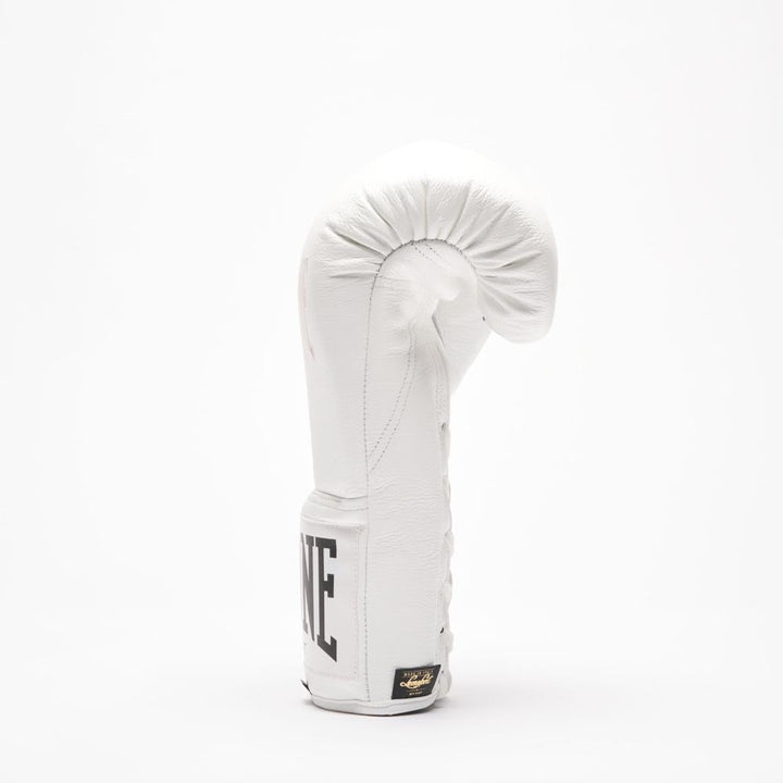 Leone Romeo Classico Lace Boxing Gloves - White-Leone 1947