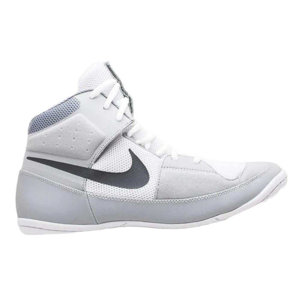 Nike Fury Wrestling Boots - White/Grey - 9UK-Nike