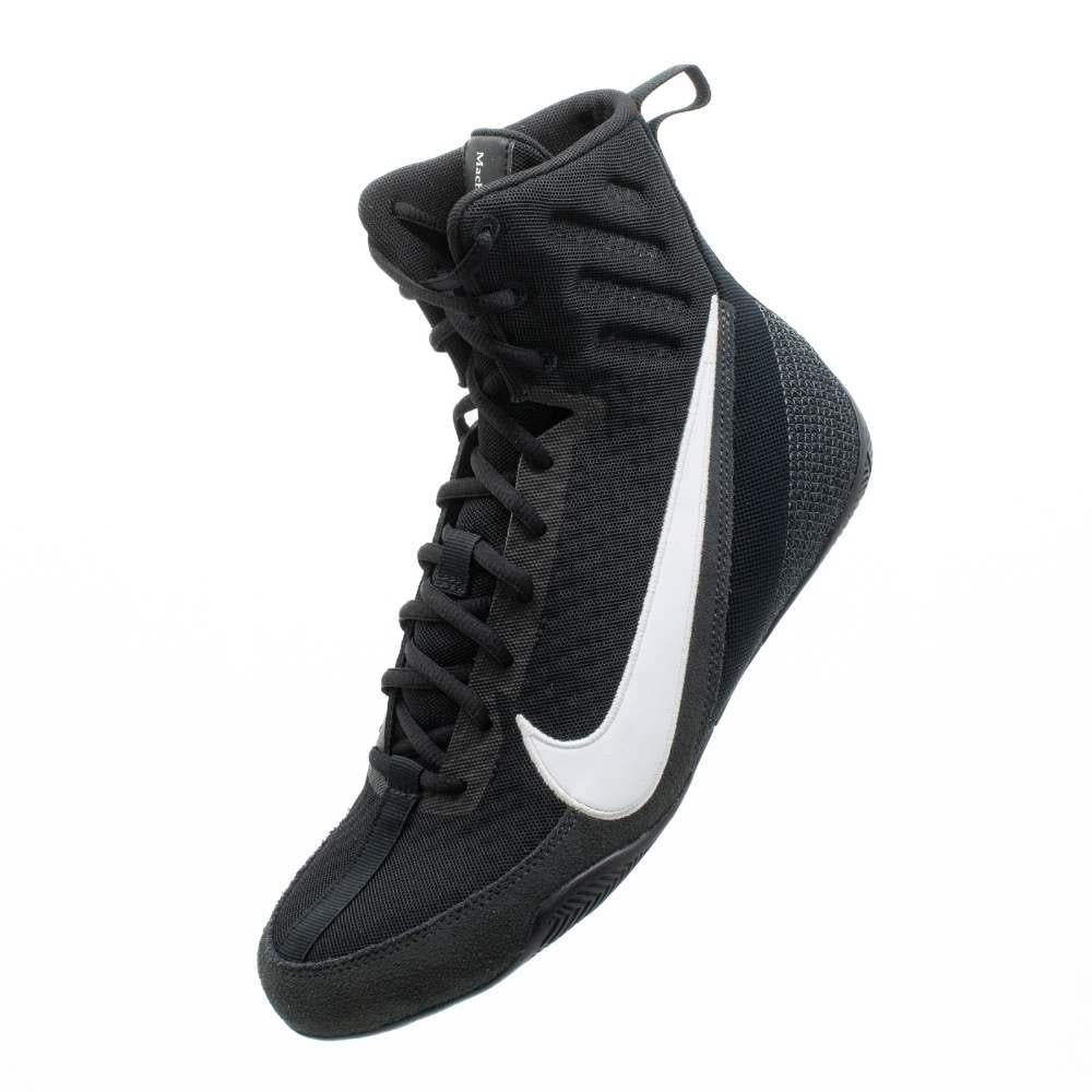 Nike Machomai 3 Boxing Boots - Black/White - Free Socks-Nike