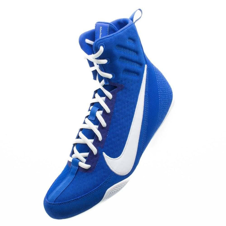 Nike Machomai 3 Boxing Boots - Blue/White - Free Socks-Nike