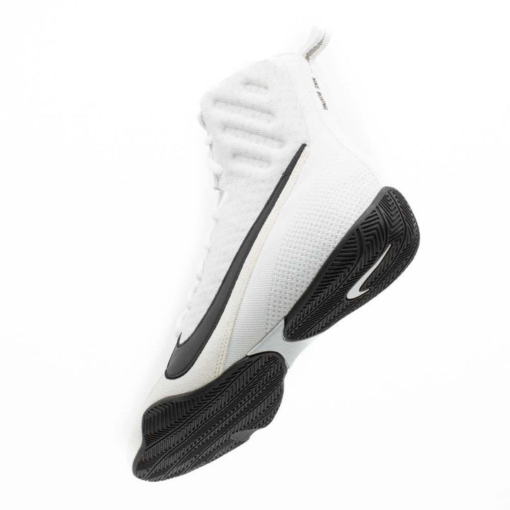 Nike Machomai 3 Boxing Boots - White/Black - Free Socks-Nike