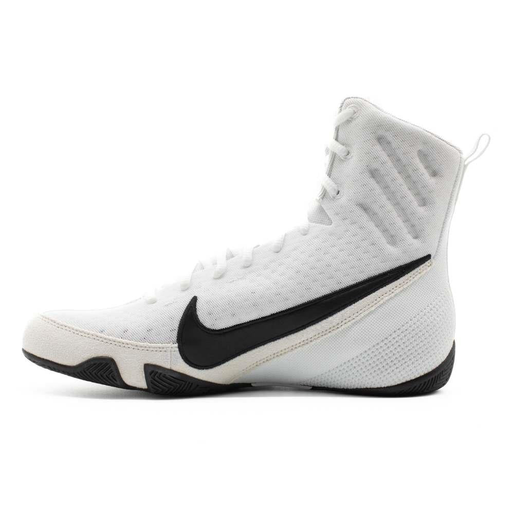 Nike Machomai 3 Boxing Boots - White/Black - Free Socks-Nike