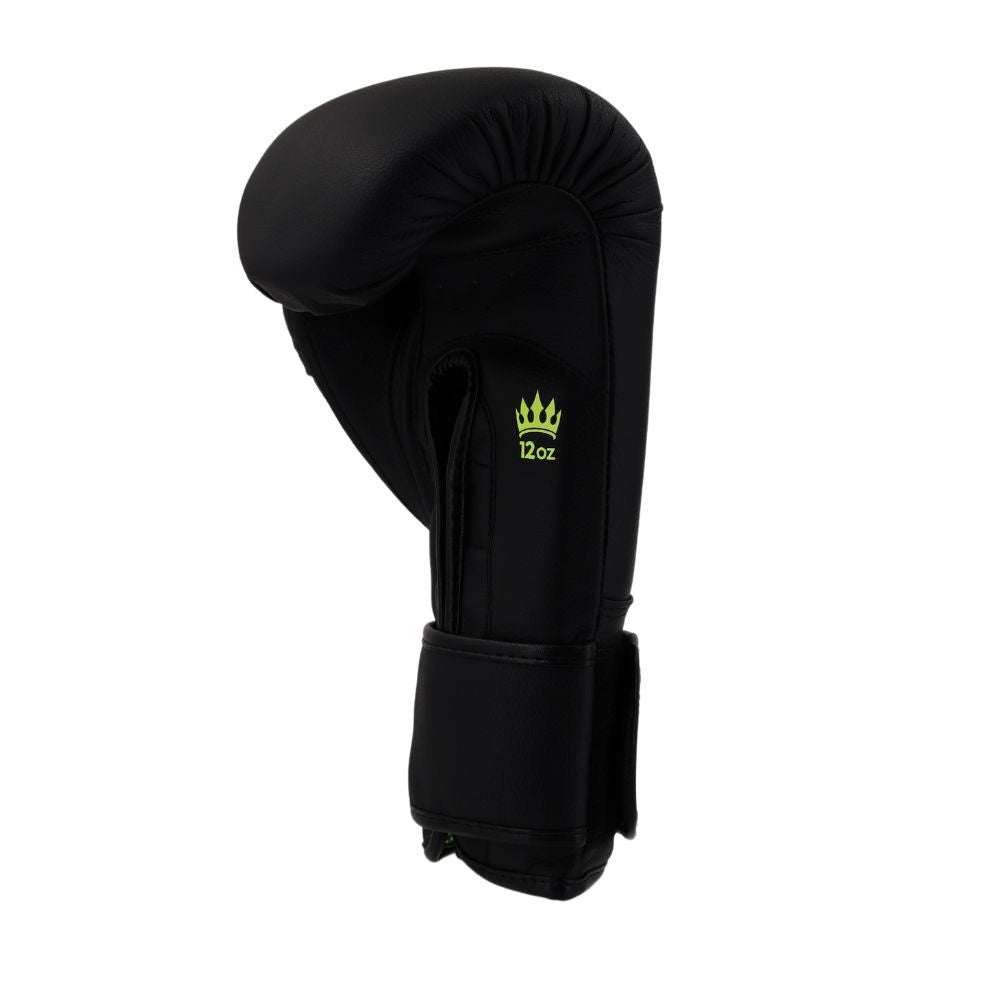 Playerz SparTech Boxing Gloves - Black/Neon-Playerz Boxing