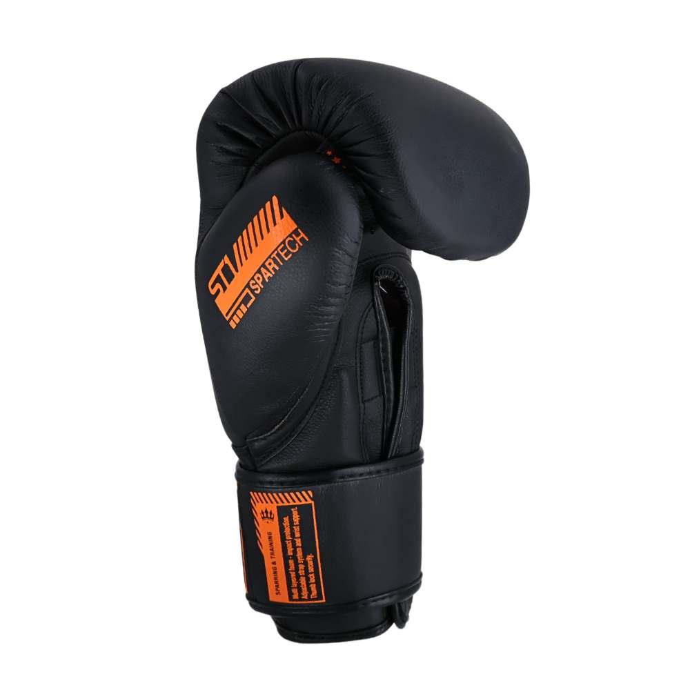 Playerz SparTech Boxing Gloves - Neon Orange-Playerz Boxing