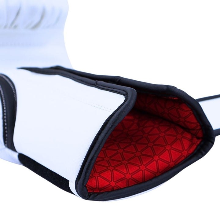 Playerz SparTech Boxing Gloves - White/Black-Playerz Boxing