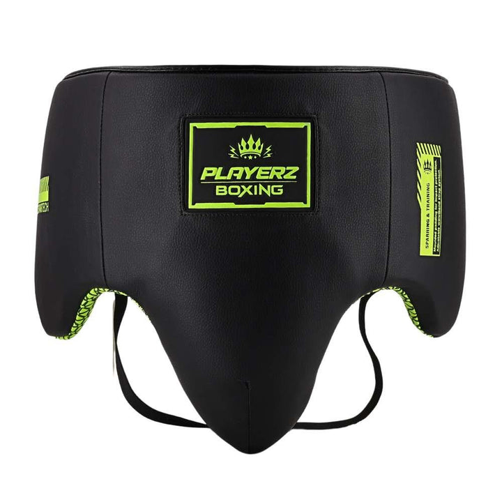 Playerz SparTech Boxing Groin Guard - Neon Green-Playerz Boxing