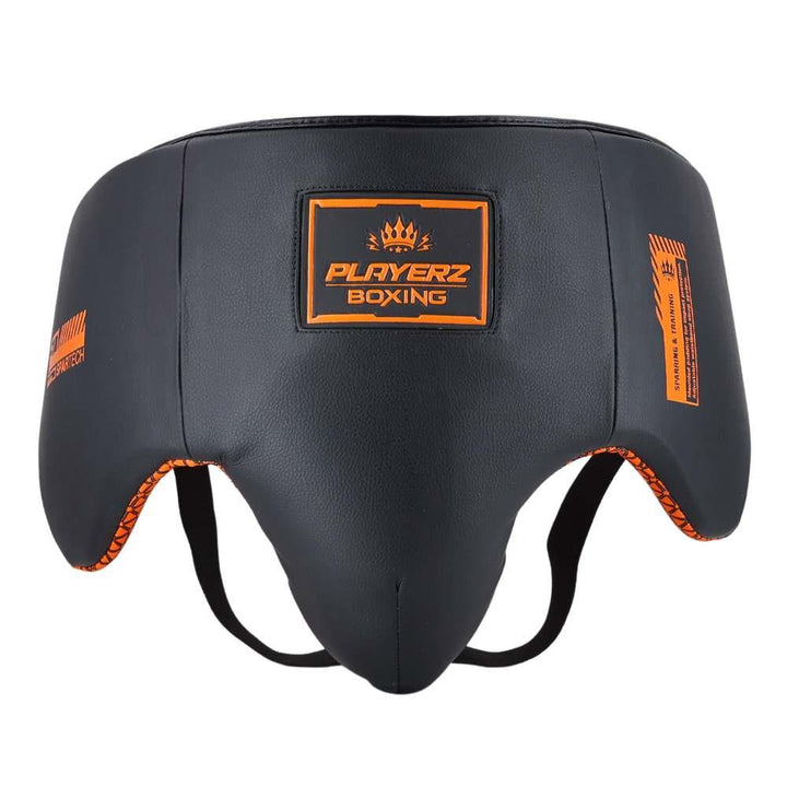 Playerz SparTech Boxing Groin Guard - Neon Orange-Playerz Boxing