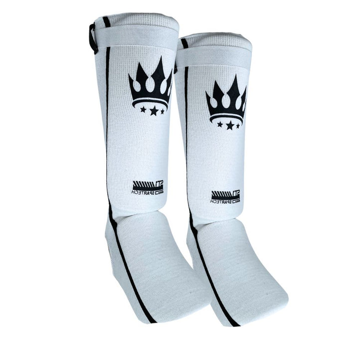 Playerz SparTech Lightweight Cotton Shin Guards - Adult & Kids-Playerz Boxing