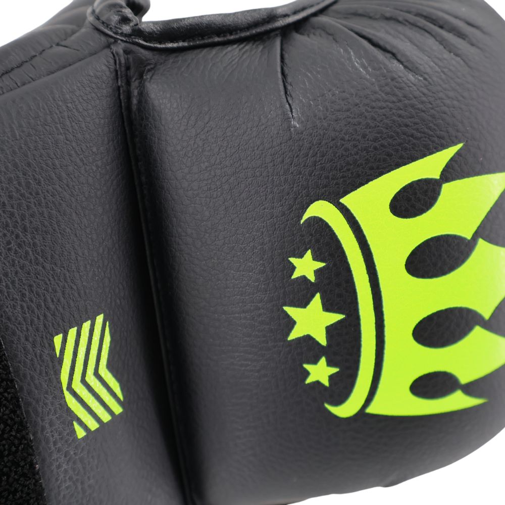 Playerz SparTech MMA Sparring Gloves - Black/Neon-Playerz Boxing