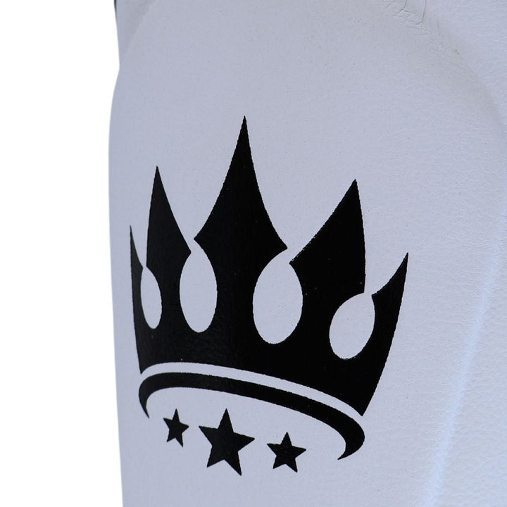 Playerz SparTech Shin Guards - White/Black-Playerz Boxing