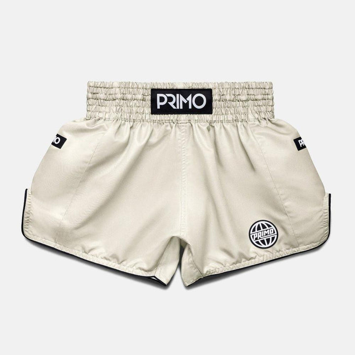 Primo Muay Thai Shorts - Alta Series - Cream-Primo