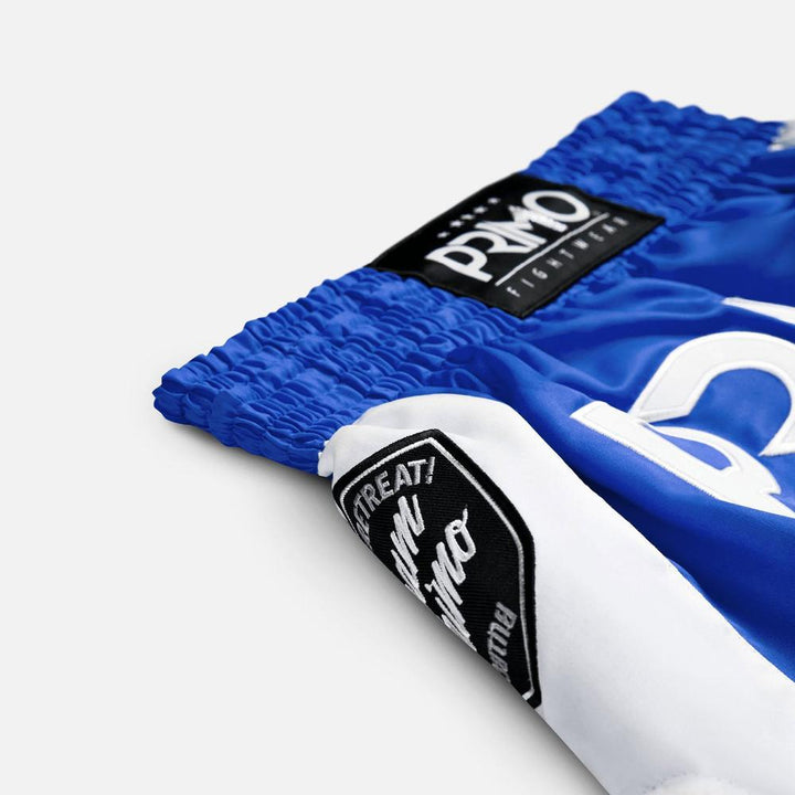 Primo Muay Thai Shorts - Free Flow Series - Stadium Classic Blue-Primo